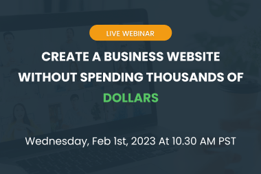 Attend our Free Webinar on Affordable Business Website Development